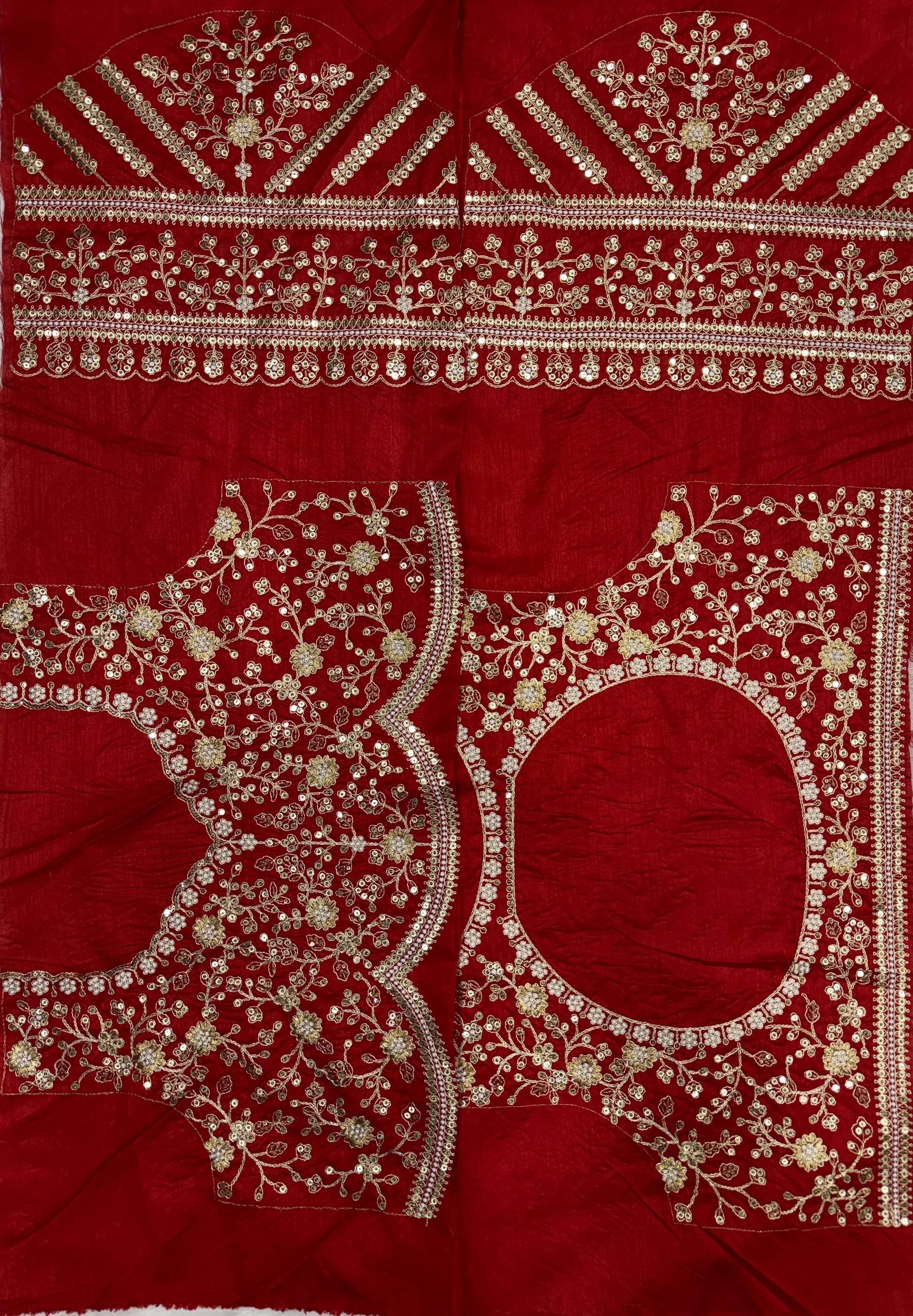 Premium Space Silk with Embroidery work - WishTown Fashion Club®