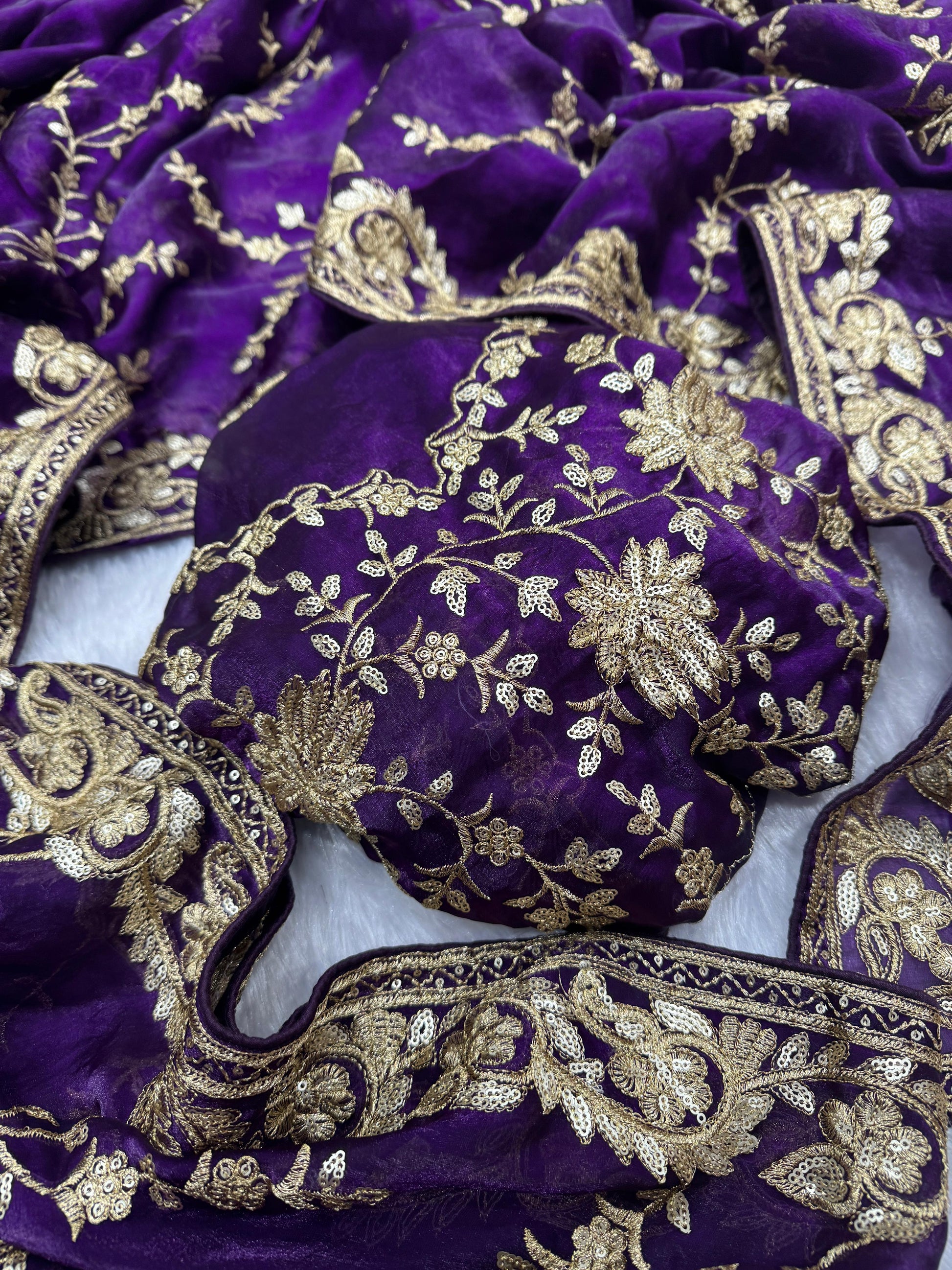 Premium Space Silk Saree - WishTown Fashion Club®