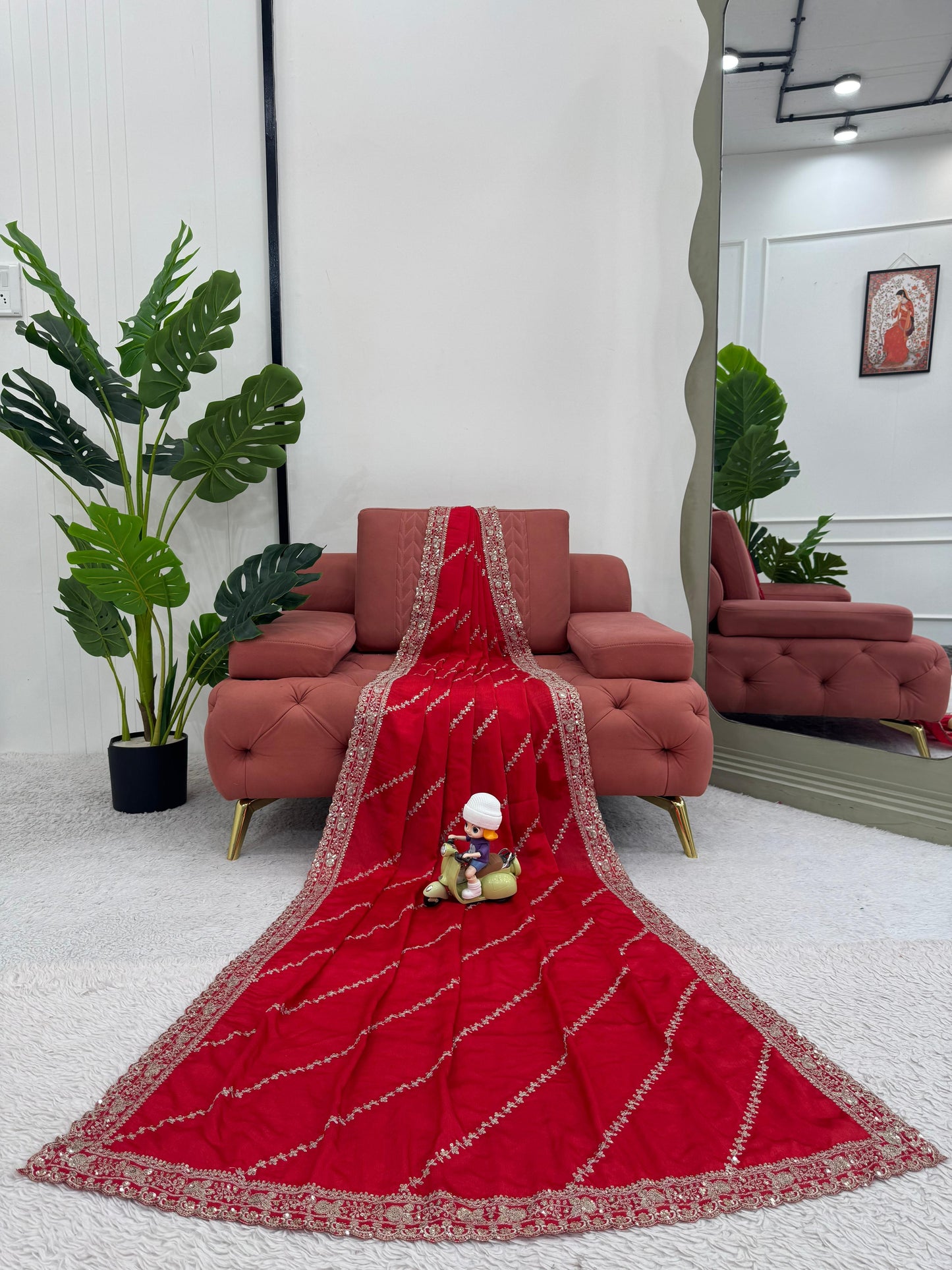 Silk Designer Saree - WishTown Fashion Club®