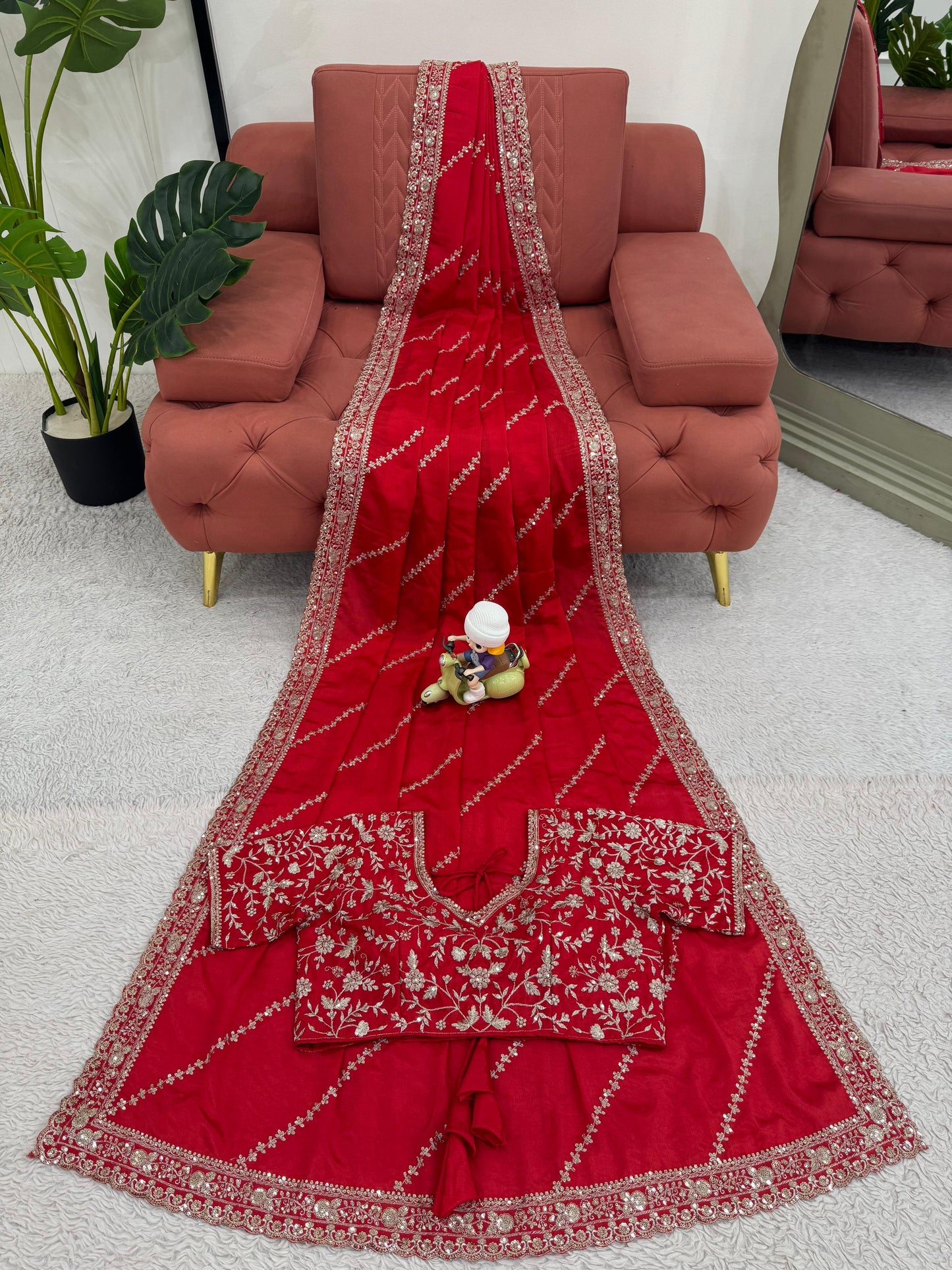 Silk Designer Saree - WishTown Fashion Club®