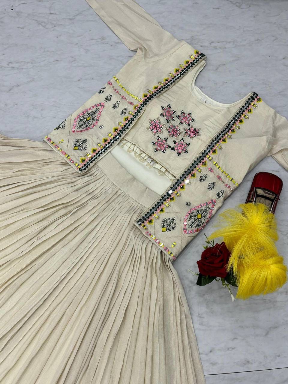 Crop Top Lehenga Set - WishTown Fashion Club®