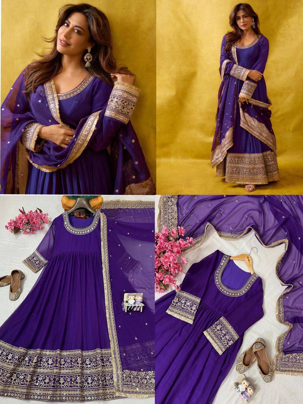 Anarkali Gown Set - WishTown Fashion Club®