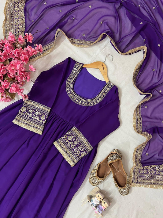 Anarkali Gown Set - WishTown Fashion Club®