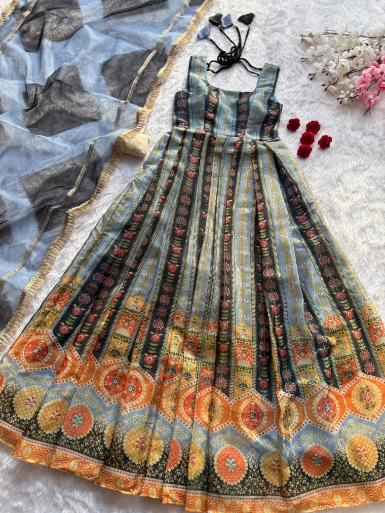 Anarkali Gown Set - WishTown Fashion Club®