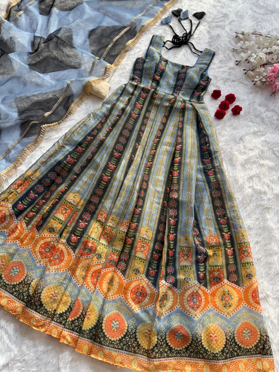 Anarkali Gown Set - WishTown Fashion Club®