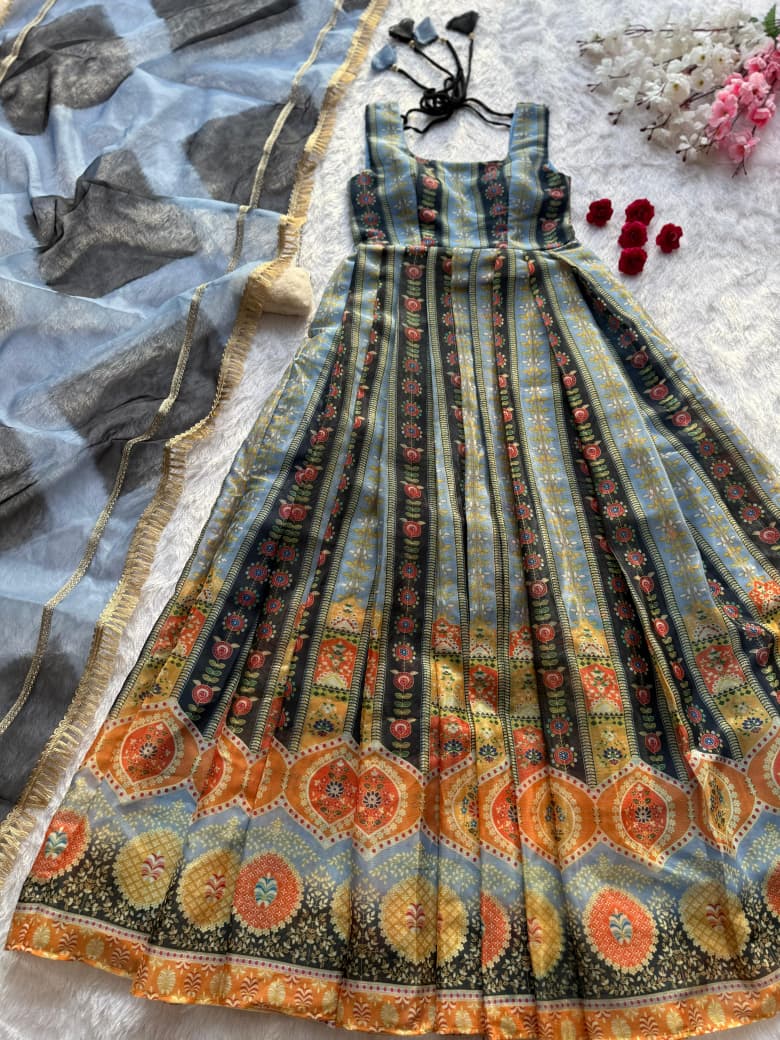 Anarkali Gown Set - WishTown Fashion Club®