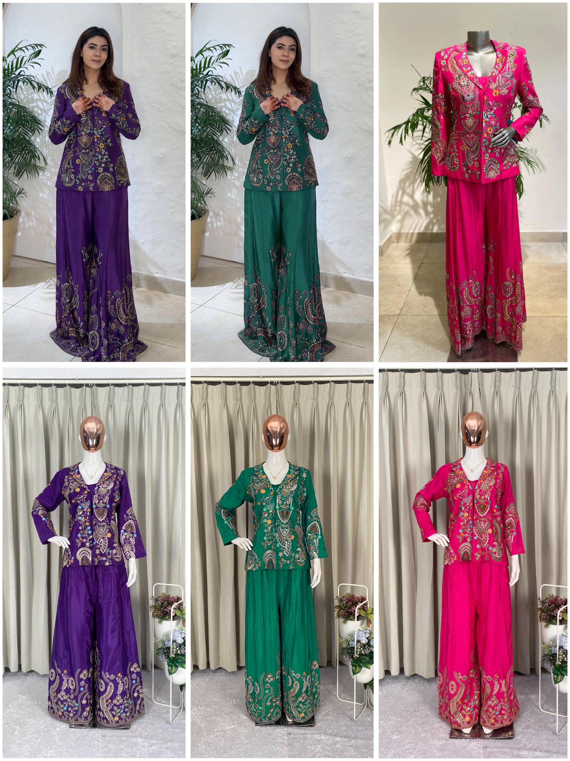 Designer three piece cord set - WishTown Fashion Club®