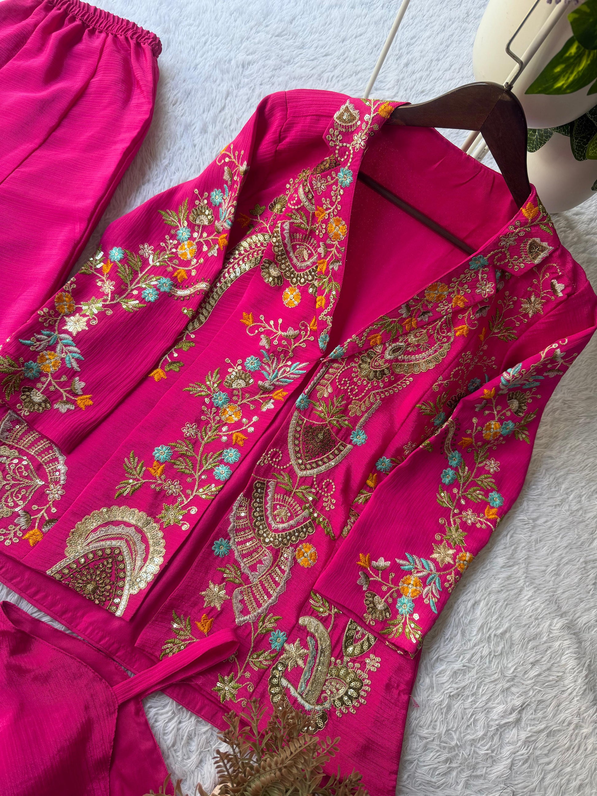 Designer three piece cord set - WishTown Fashion Club®