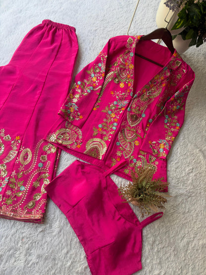 Designer three piece cord set - WishTown Fashion Club®