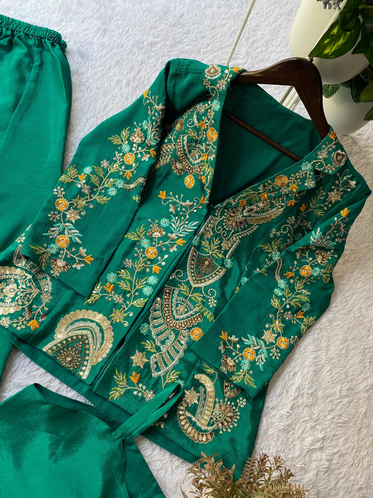 Designer three piece cord set - WishTown Fashion Club®