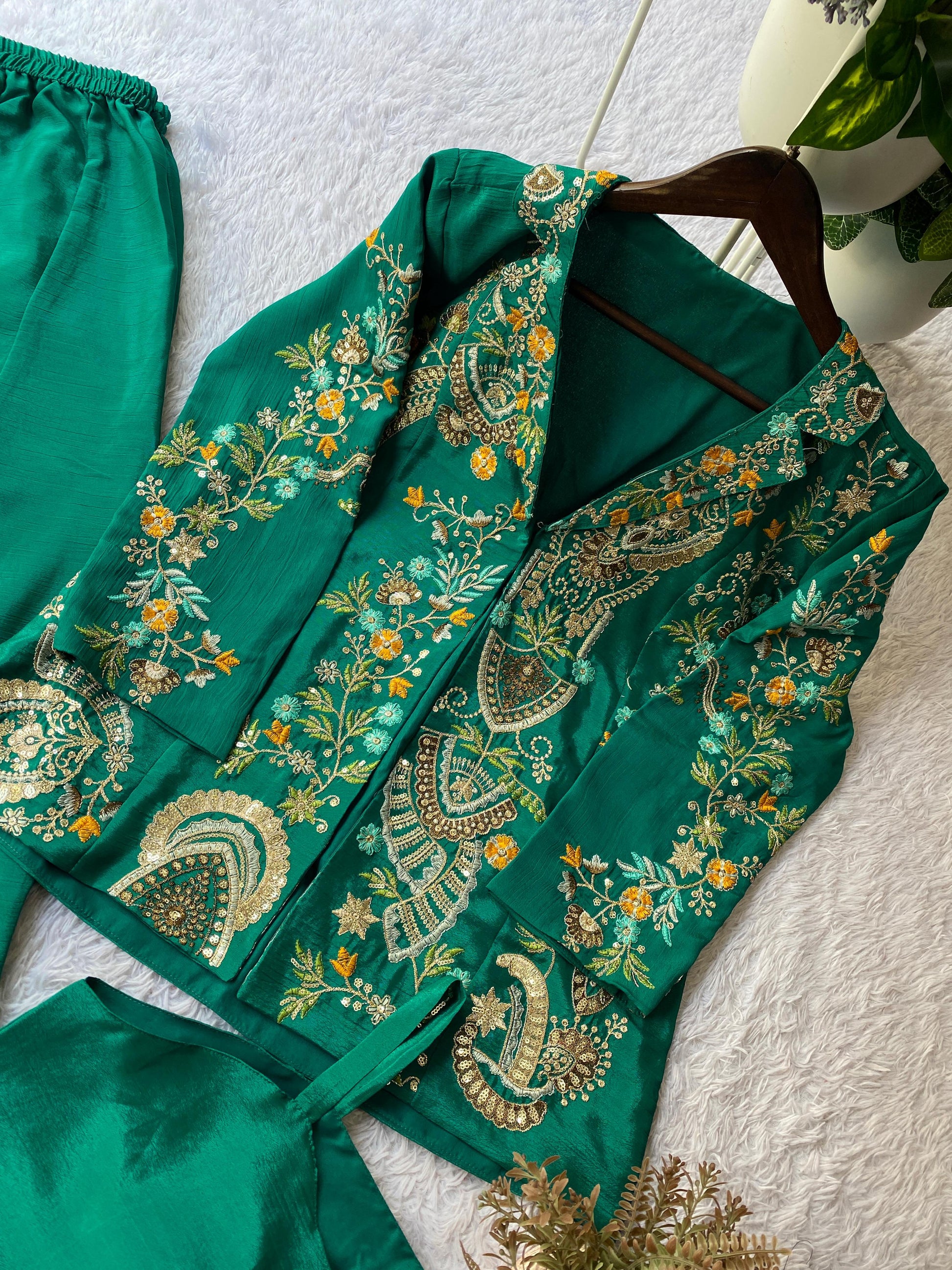 Designer three piece cord set - WishTown Fashion Club®