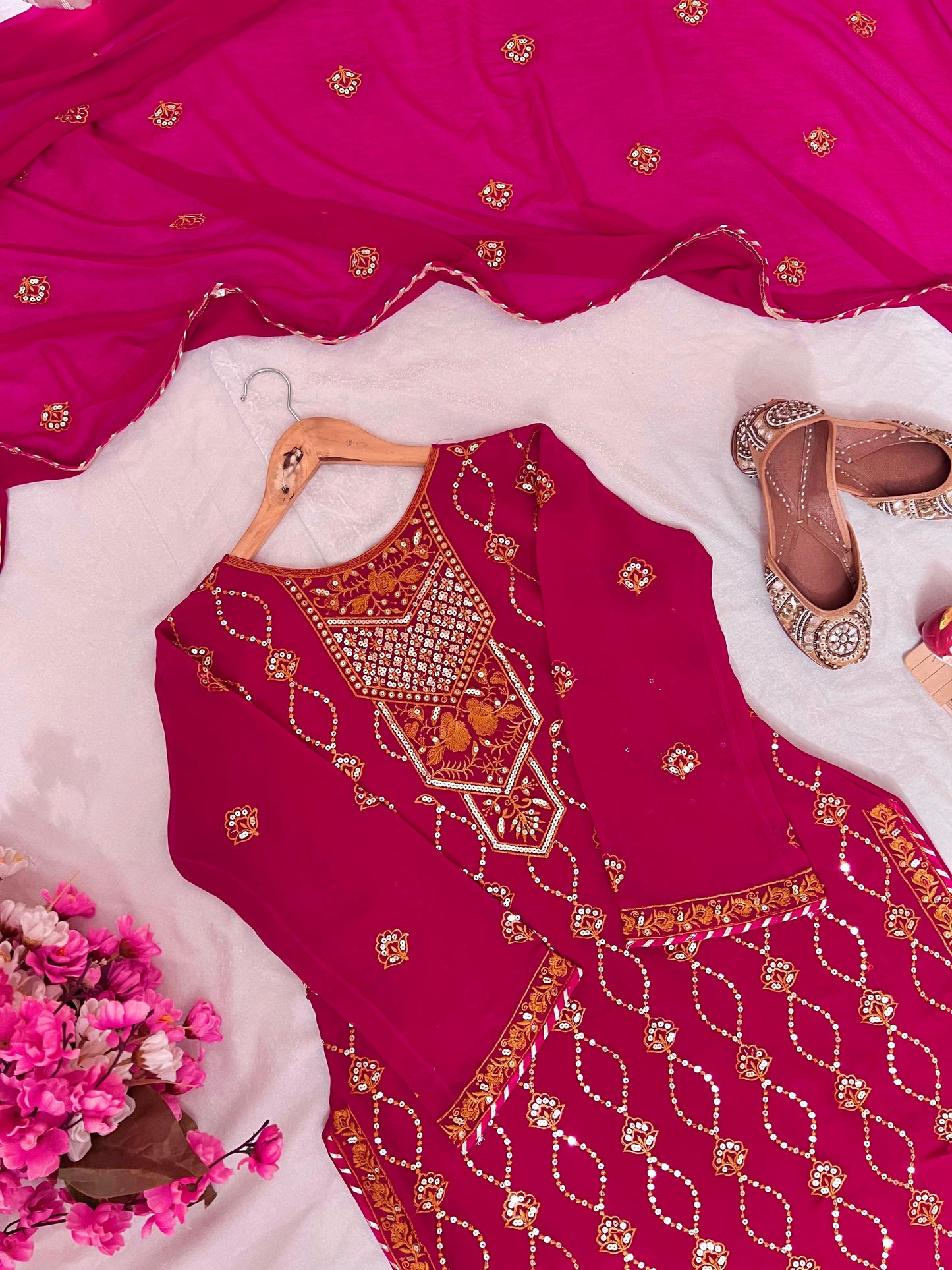 kurti pant dupatta set - WishTown Fashion Club®