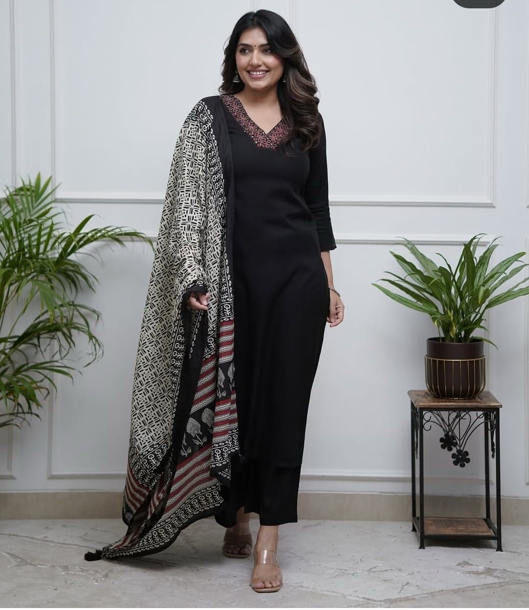 Pure cotton salwar suit set - WishTown Fashion Club®