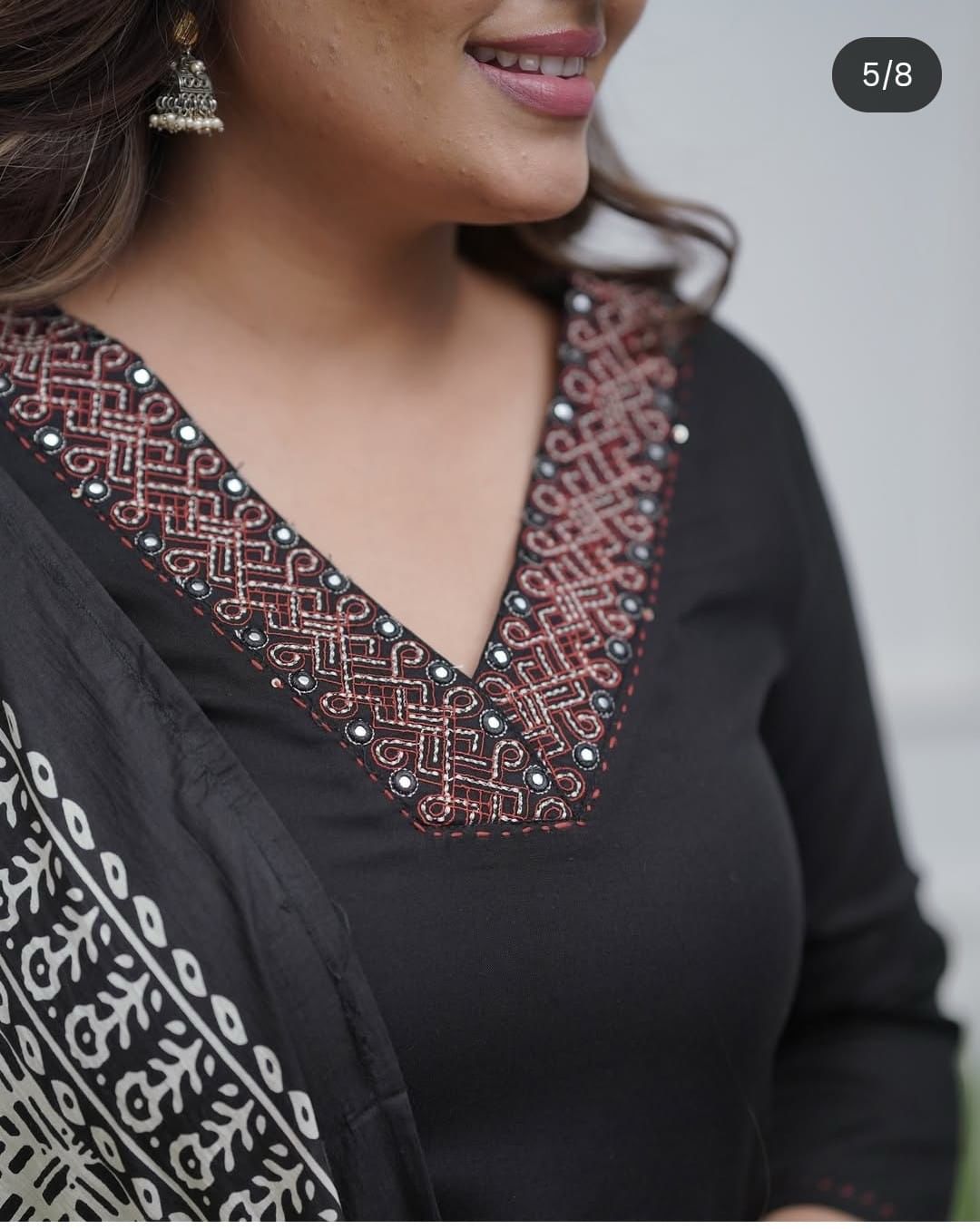 Pure cotton salwar suit set - WishTown Fashion Club®