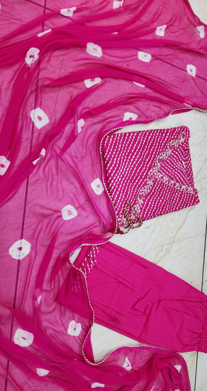 Angrakha style kurta set - WishTown Fashion Club®