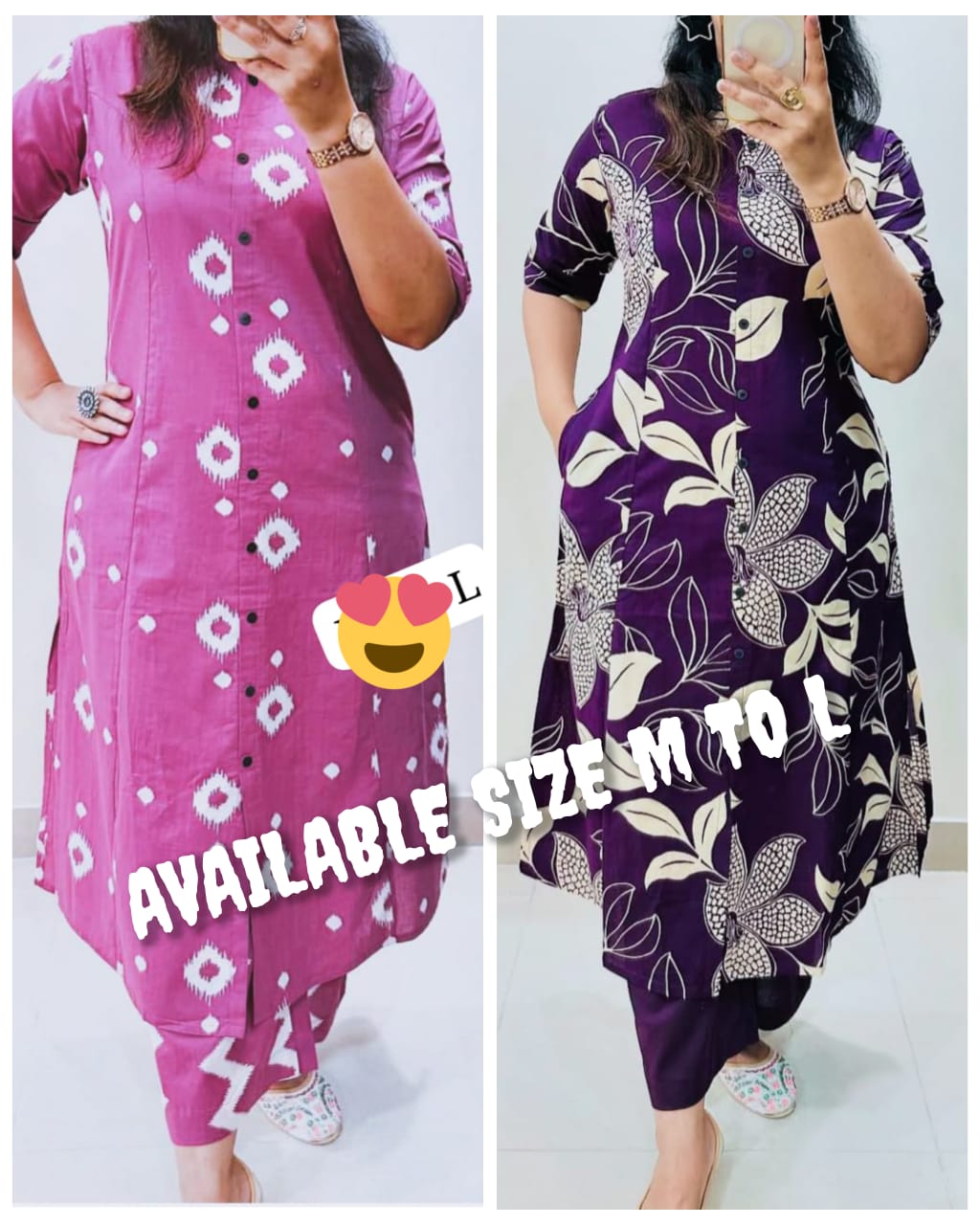 Multicolour two piece combo set showcasing color variations - WishTown Fashion Club