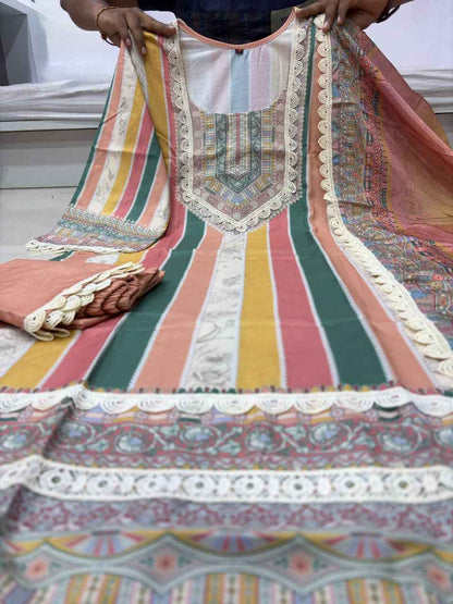 Printed Kurta Pant Dupatta Set