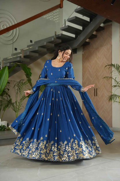 Designer Gown with Dupatta
