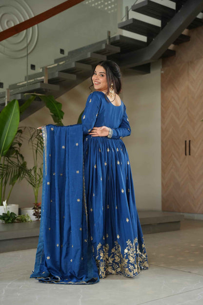 Designer Gown with Dupatta