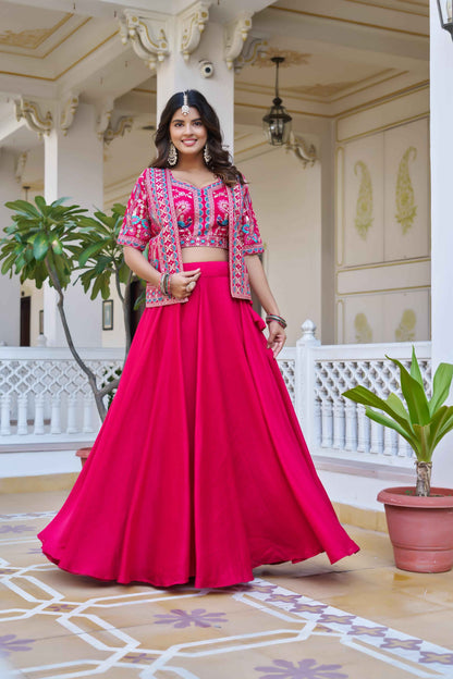 Lehenga Choli with Koti