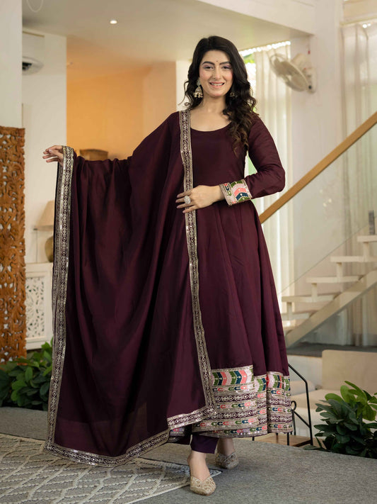Designer Anarkali Suit In Fancy Style
