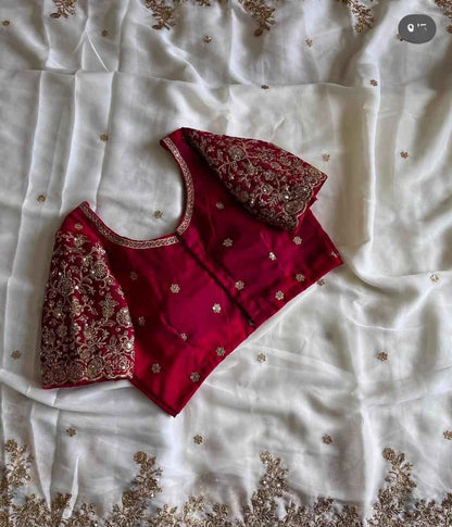 Heavy Rangoli Sequence Cutwork Saree