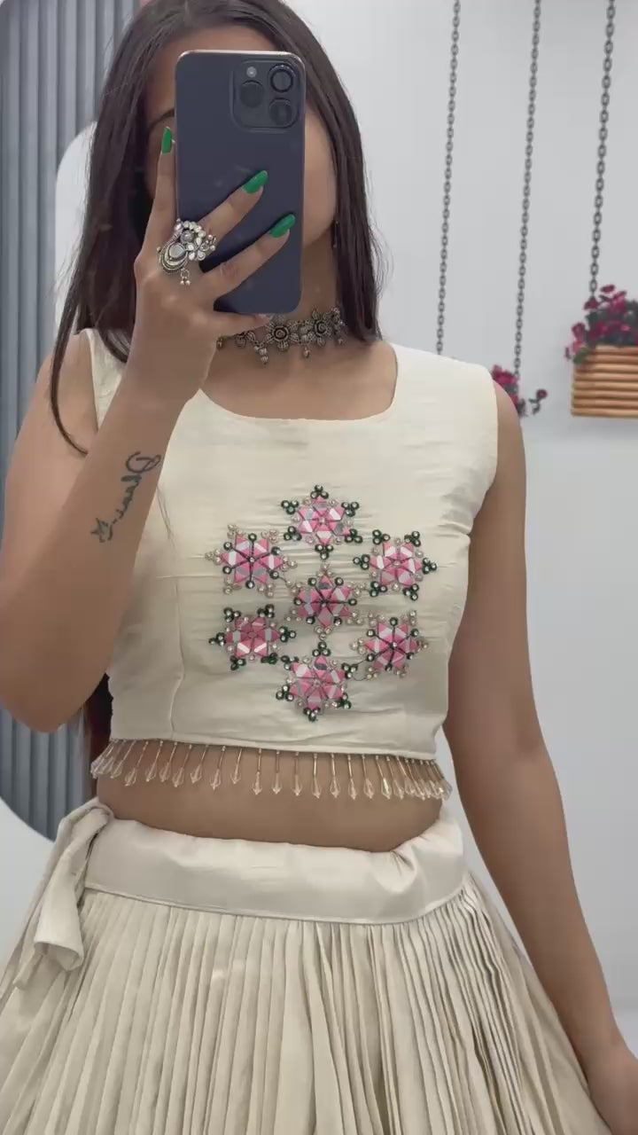 Crop Top Lehenga Set - WishTown Fashion Club®