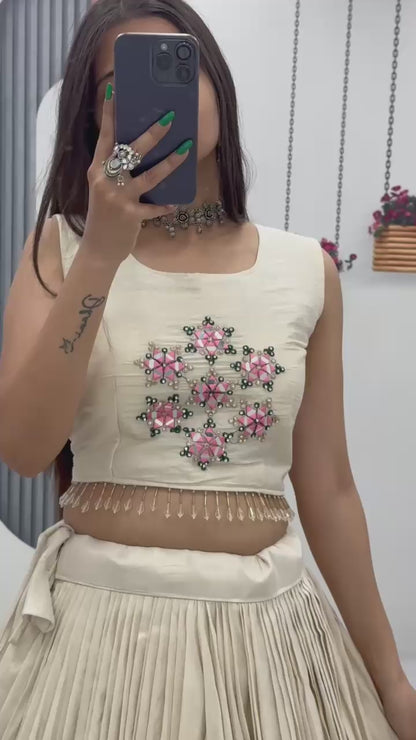 Crop Top Lehenga Set - WishTown Fashion Club®