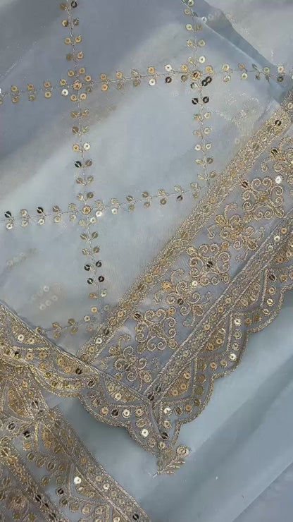 Top Plazzo and Dupatta set - WishTown Fashion Club®