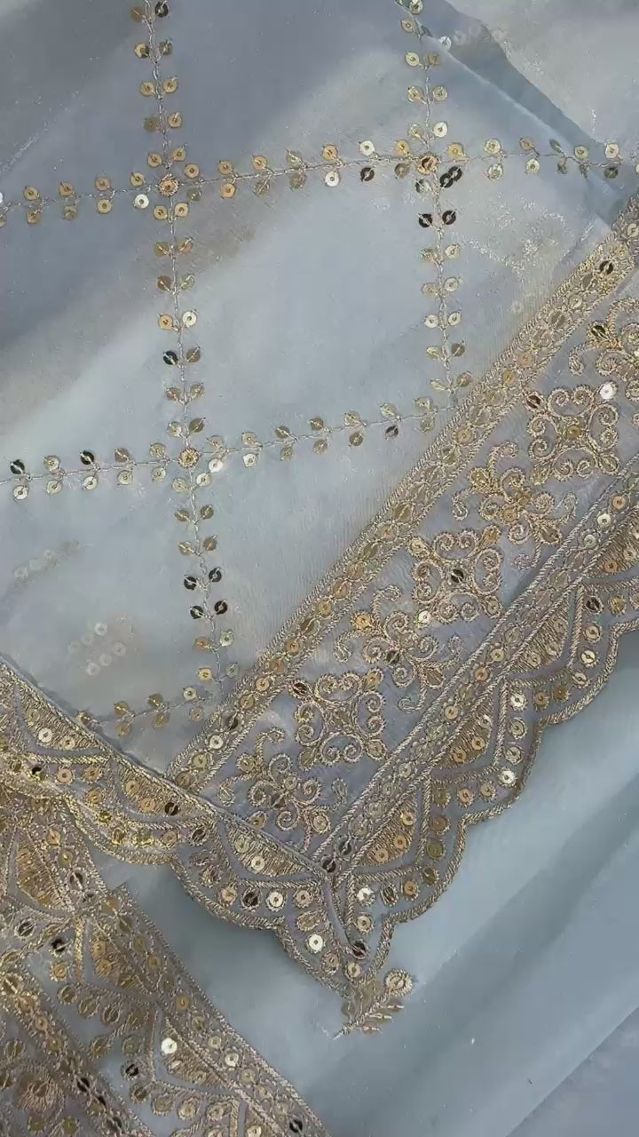 Top Plazzo and Dupatta set - WishTown Fashion Club®