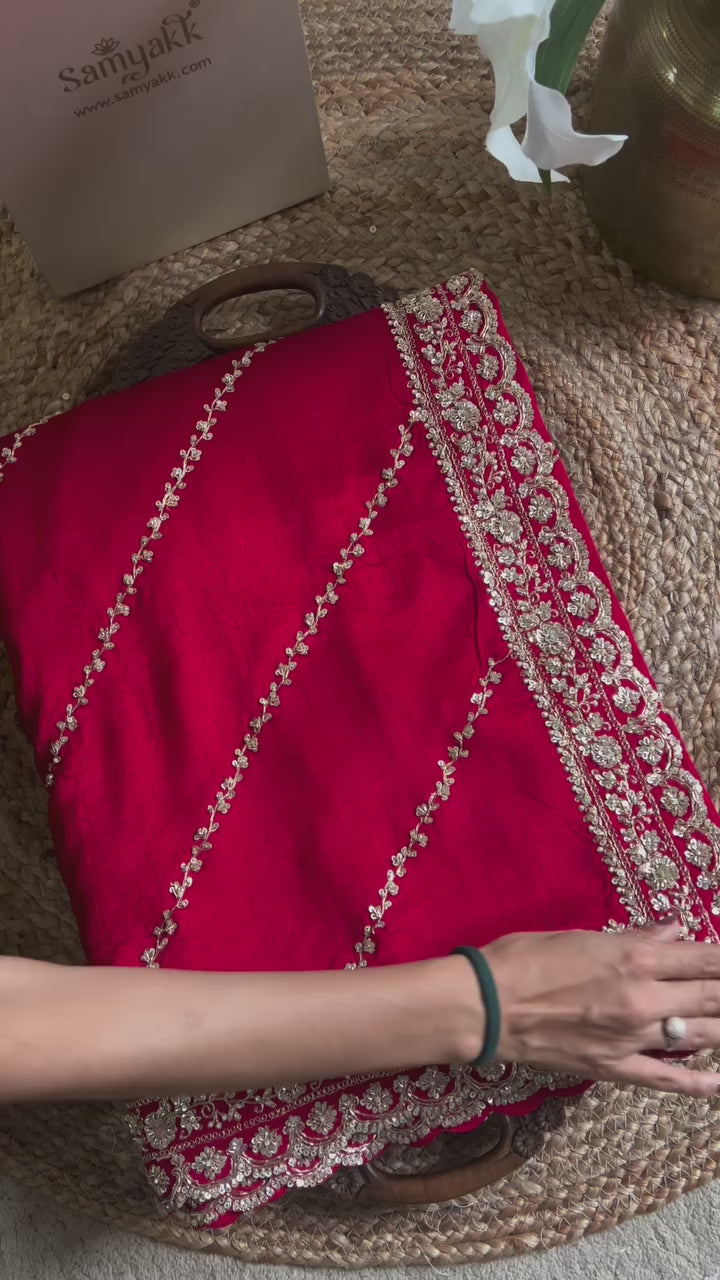 Silk Designer Saree - WishTown Fashion Club®